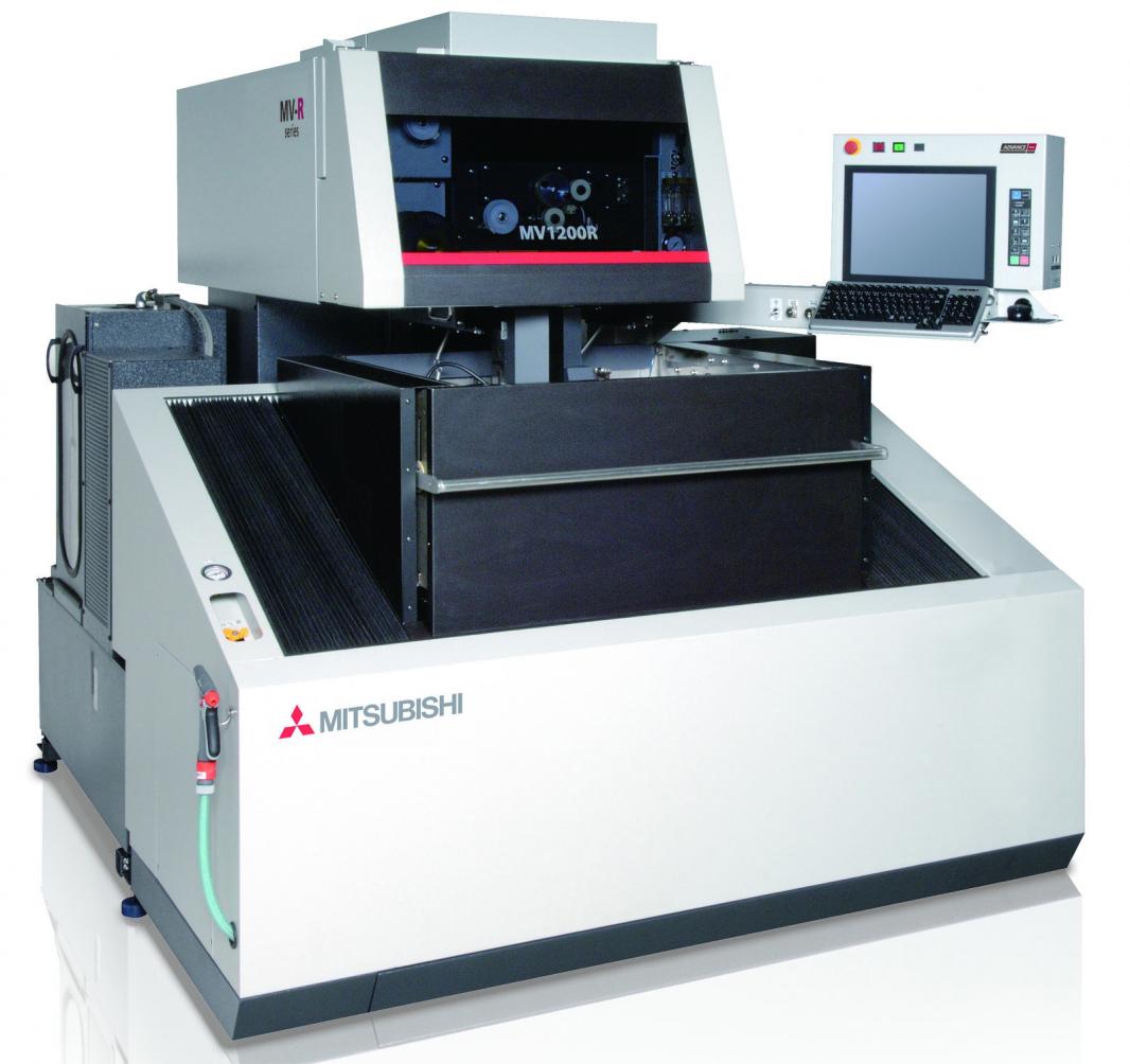 Mitsubishi Revolutionizes Wire EDM with Cylindrical Drive Technology MV1200R