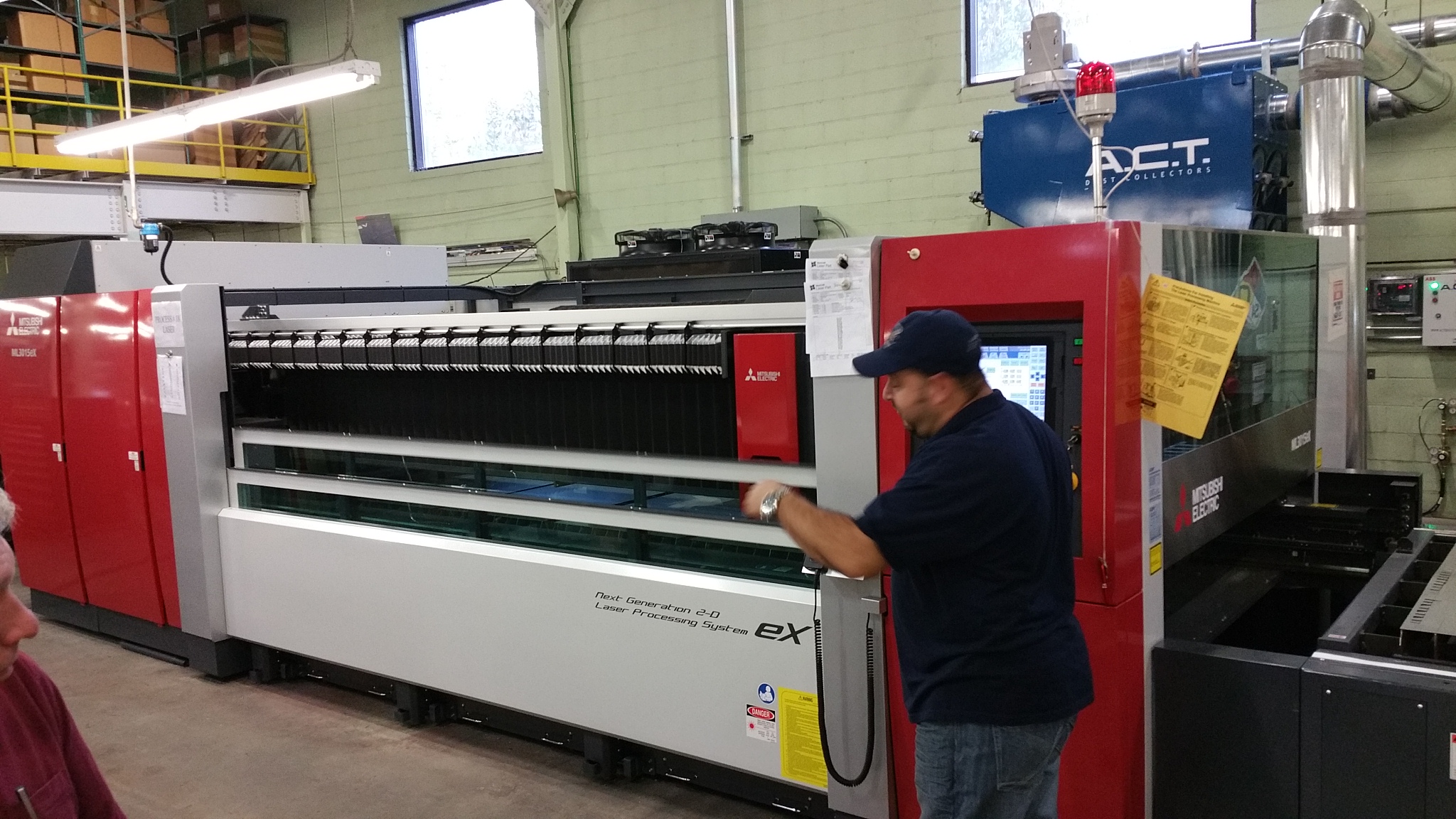 New Jersey Manufacturer Bolsters Capabilities with Addition of Mitsubishi Laser Cutting Machine eX Installation 1