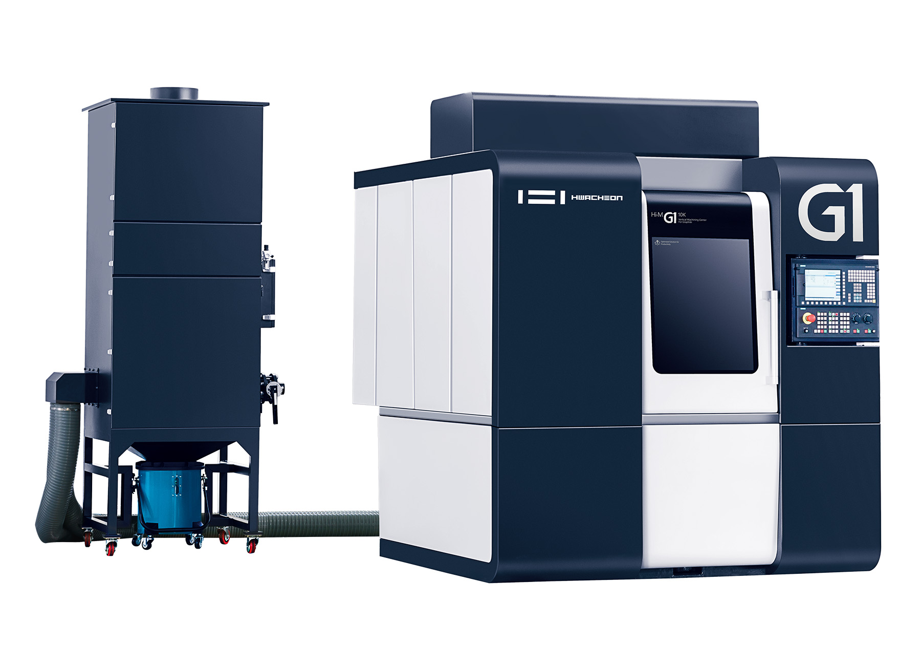 HWACHEON INTRODUCES HIGH SPEED, HIGH PRECISION Hi-M G1 VERTICAL MACHINING CENTER FOR GRAPHITE Hi-M_G1
