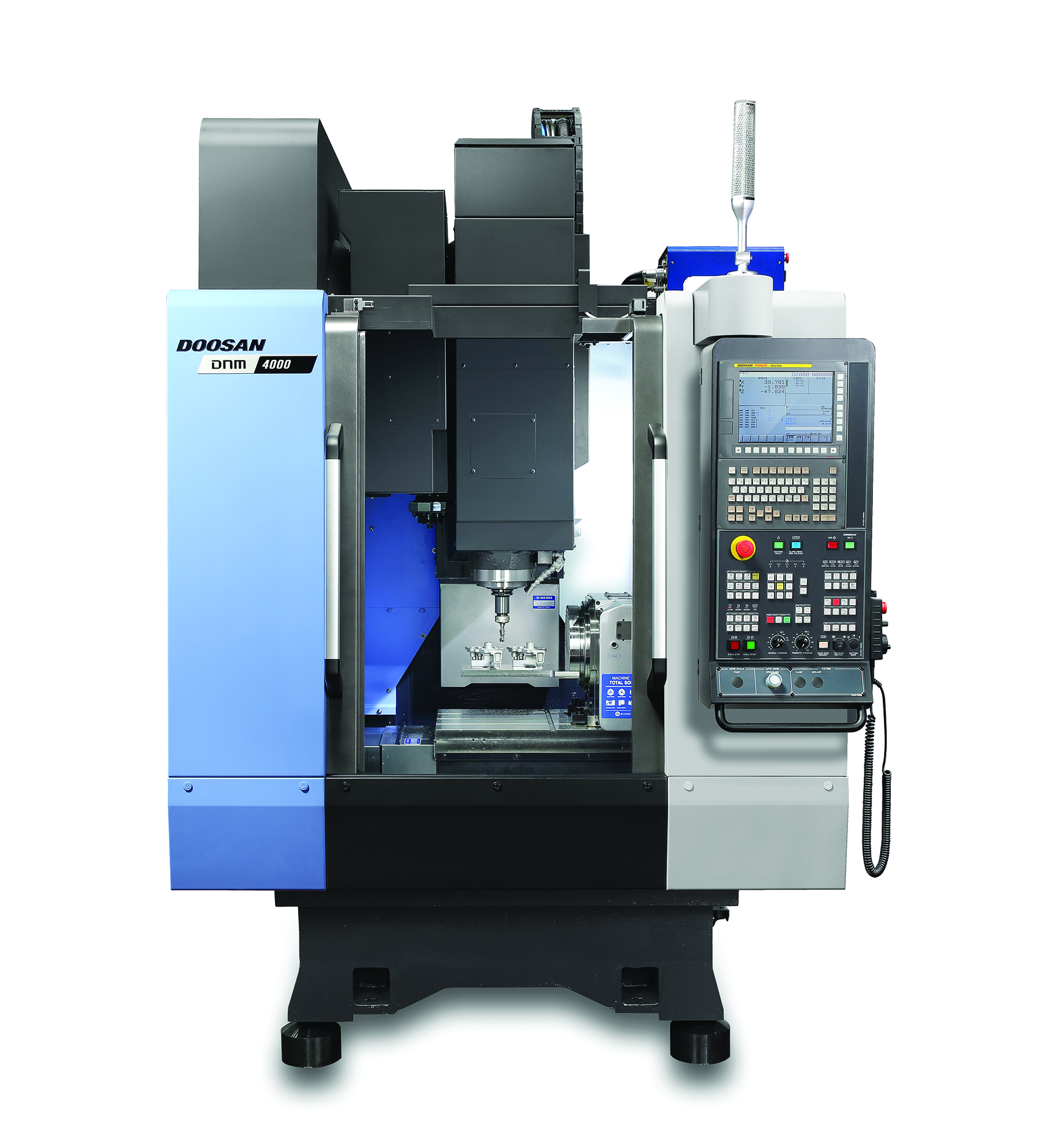 Doosan’s New Compact VMC Built for Small Parts in Tough-To-Machine Materials DNM-4000