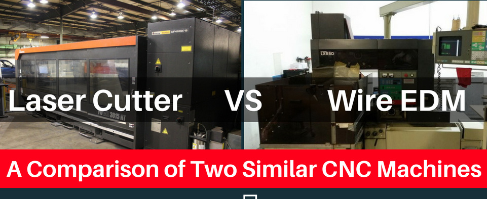 Infographic: a Comparison between Laser Cutter and Wire EDM A Comparison of Two Similar CNC Machines