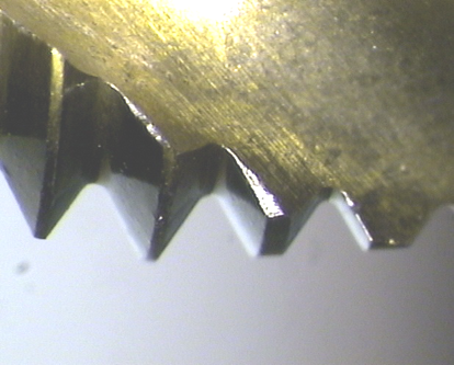 fractures in the chamfer area