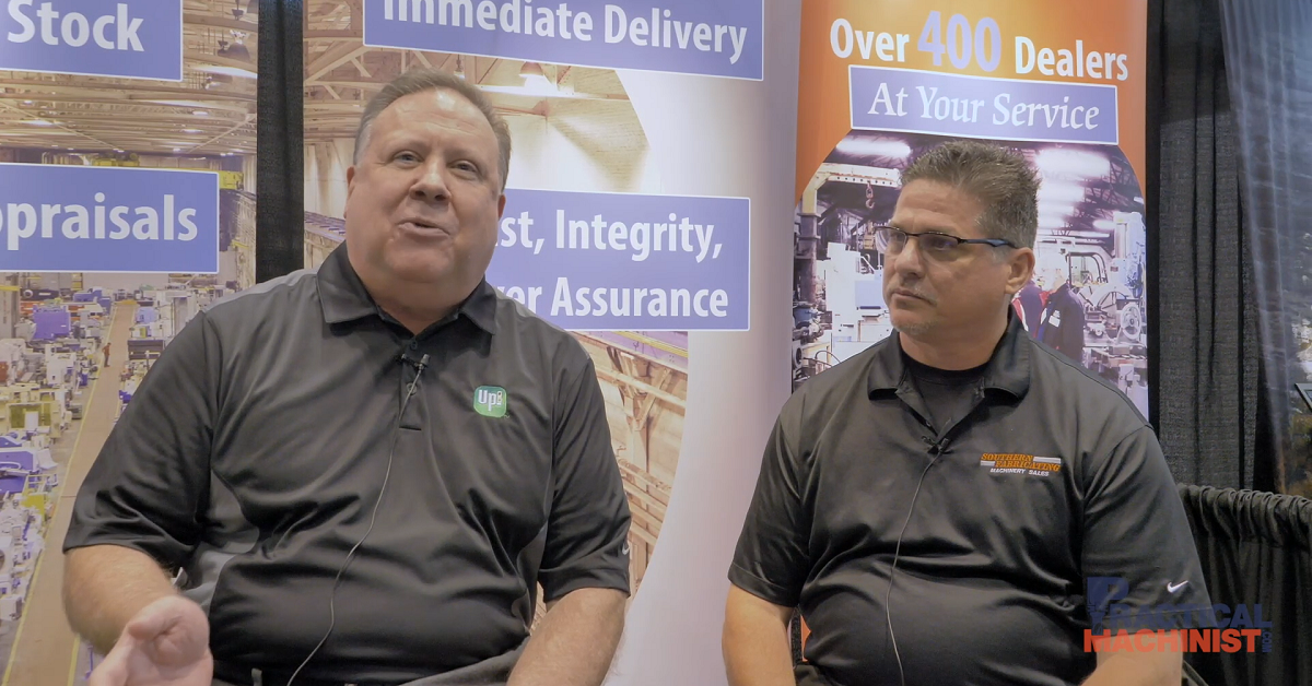 The UP! App Discusses Machine Maintenance with Southern Fabricating Machinery Sales at FABTECH 2019 up-app_1200x628