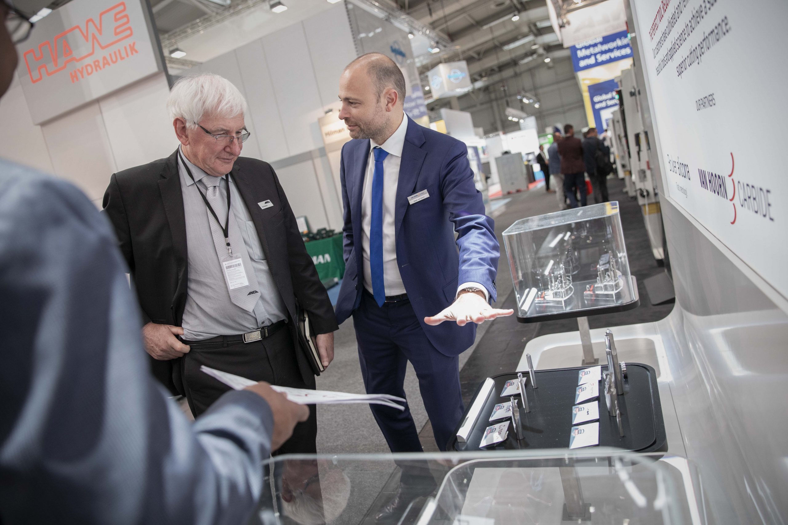 KV Tooling Wins First Place at ANCA's Tool of the Year Competition Pat Boland, ANCA’s Co-Founder with Ralph Van Hoorn, owner at Van Hoorn C…