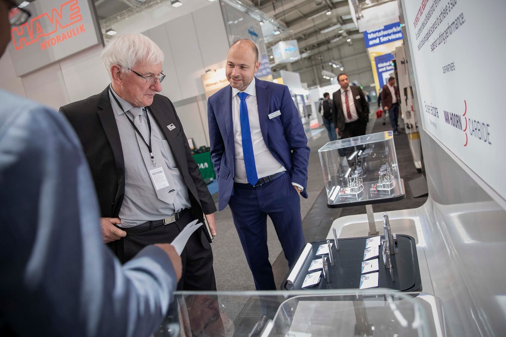 ANCA’s Tool of the Year Competition Celebrates Both the Functionality and Creativity of Toolmaking Pat Boland and TOTY judge Ralph van Hoorn – Van Hoorn Carbide