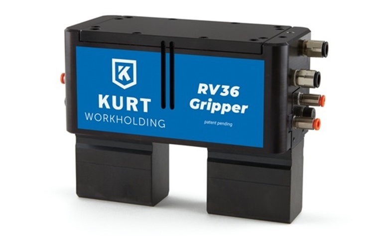 Kurt Workholding Introduces Quick-change Robotic Arm Gripper kurt-rv36_v1