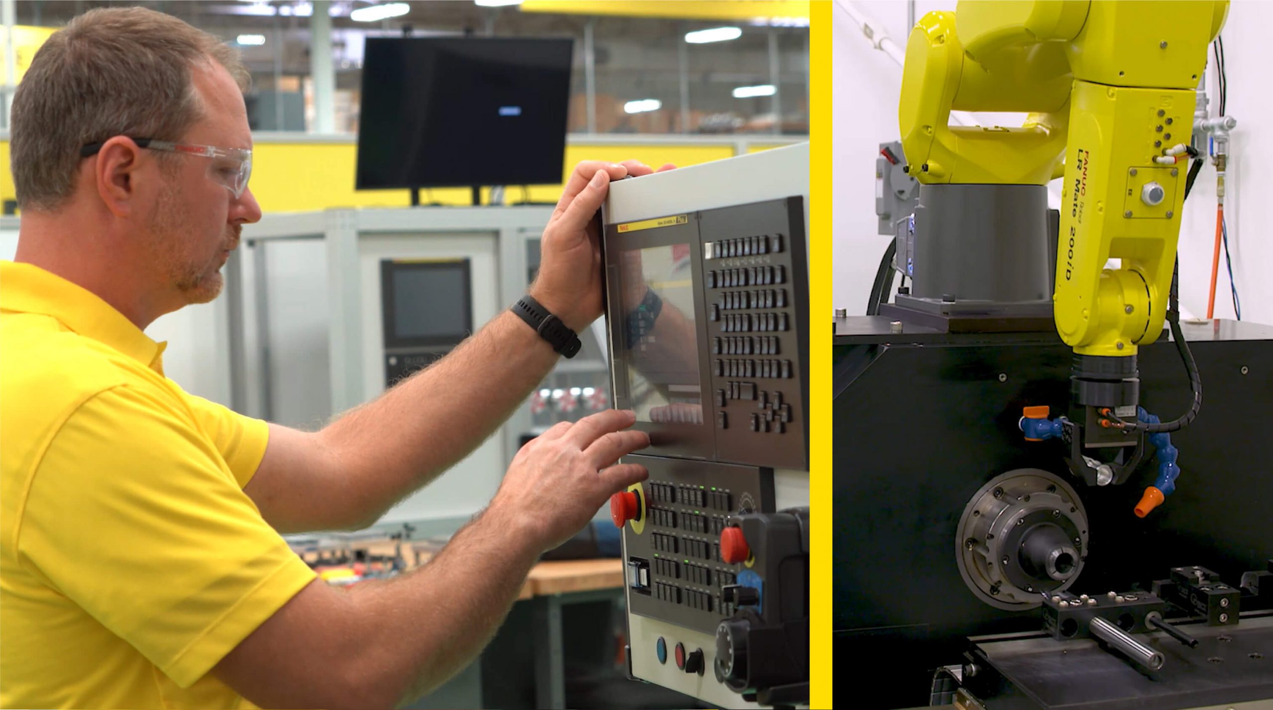 FANUC CNC and Robotics Integration Simplifies Operations Qssrg-codesplitscreenFINAL