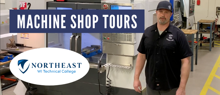 Machine Shop Tours: Northeast Wisconsin Technical College Machine shop tours – Video section thumbnail (1)
