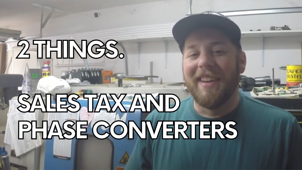 Setting Up Your Machine Shop: Tax Exemptions and Electricity YT – Becoming a Practical Machinist (6)