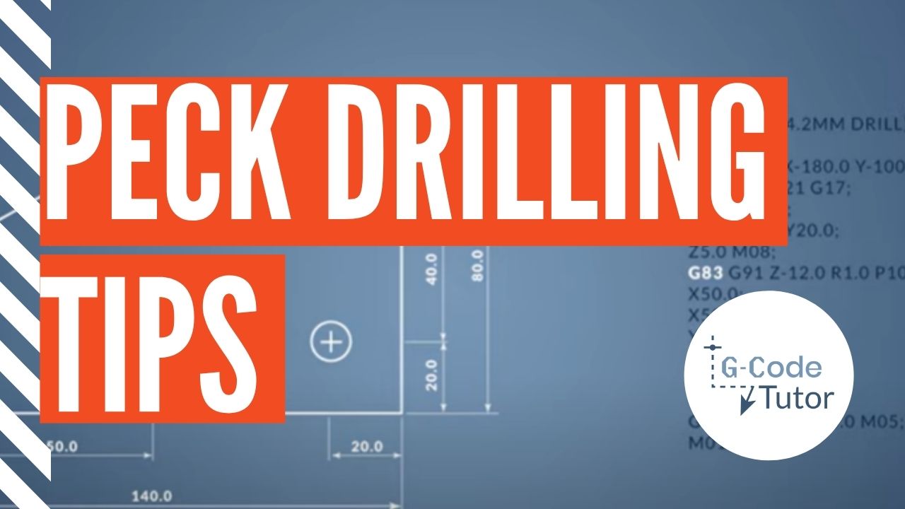 Programming Peck Drilling Cycles with G-Code G-code videos thumbnails
