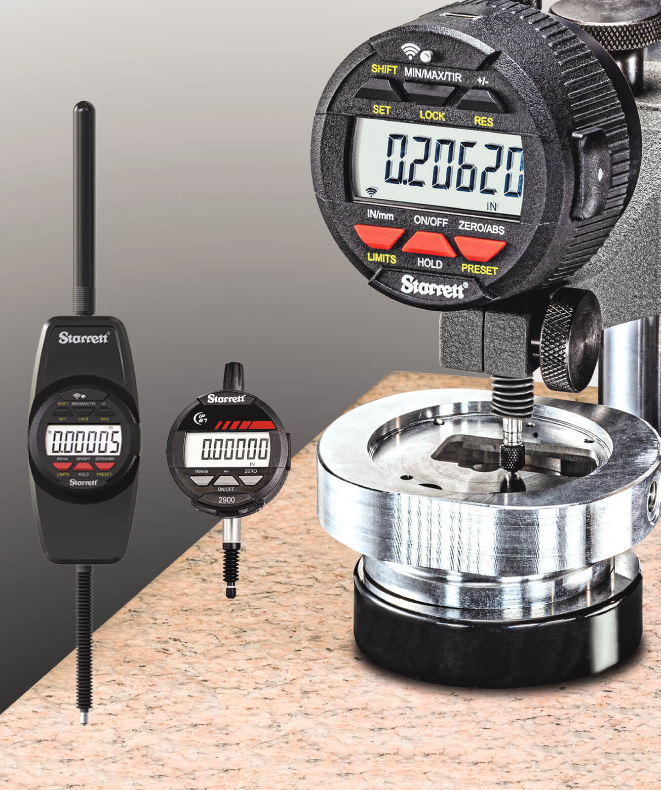 Starrett Introduces Enhanced, Highly Accurate Electronic Indicators 2900 Electronic Digital Indicators NR (1)