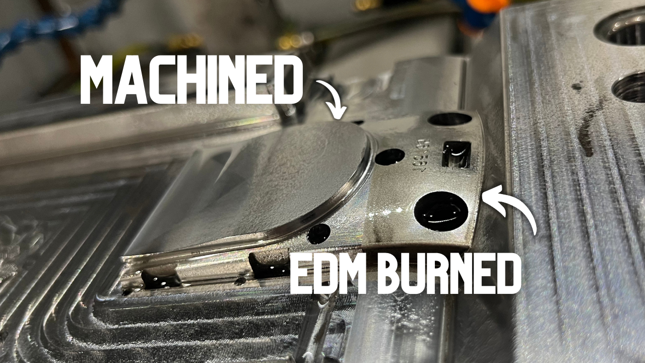 Blending an EDM burned feature on a machined part EVERYTHING EDM LEARN TO BURN thumbnail (12)