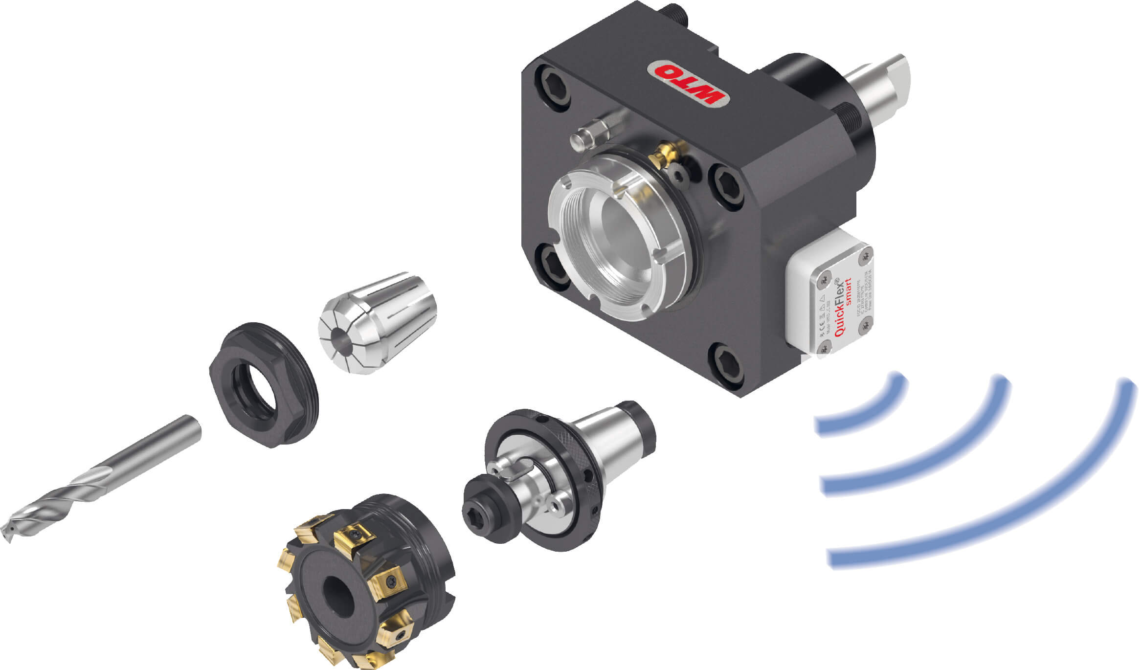 New Intelligent Driven Tool Holders from WTO for Turning Centers QuickFlex_Smart (1)