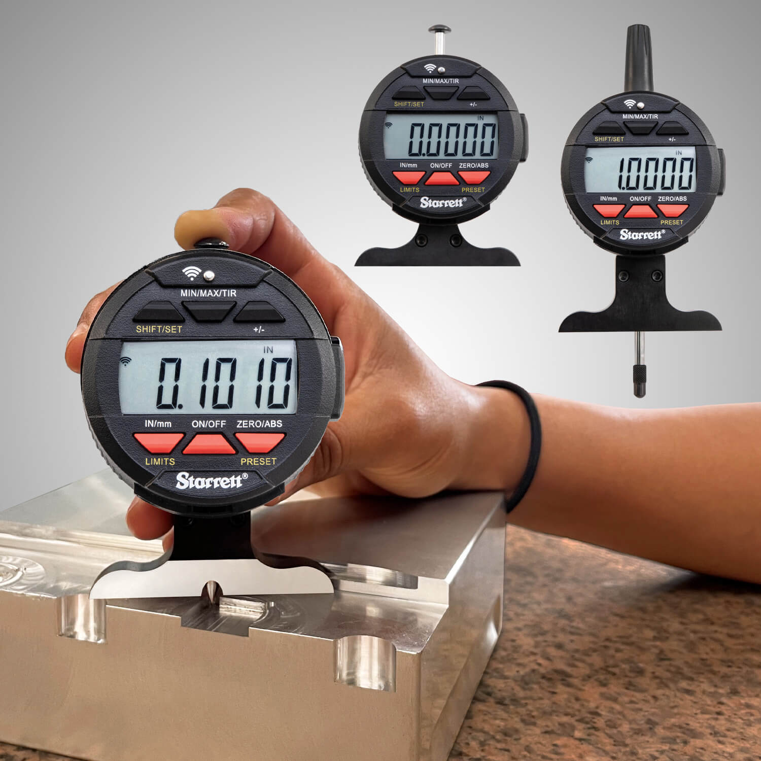 Starrett Introduces Easy-to-Use Precision Wireless Electronic Depth Gages Wireless Electronic Depth Gages NR (1)