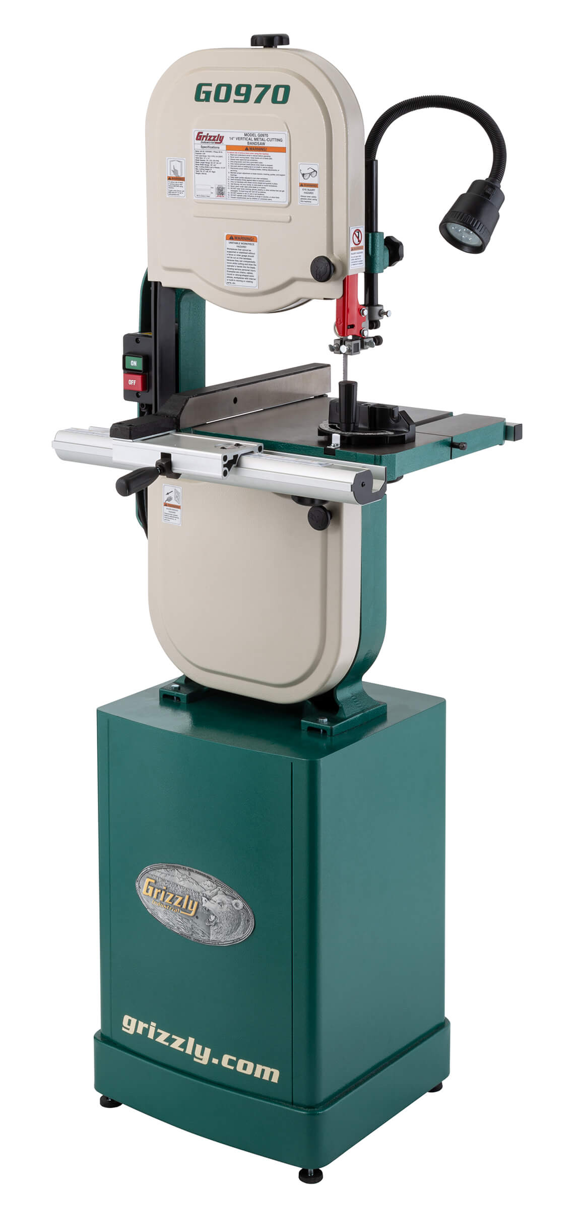 Grizzly Releases 14" Vertical Metal-Cutting Bandsaw G0970 Catalog A (1)