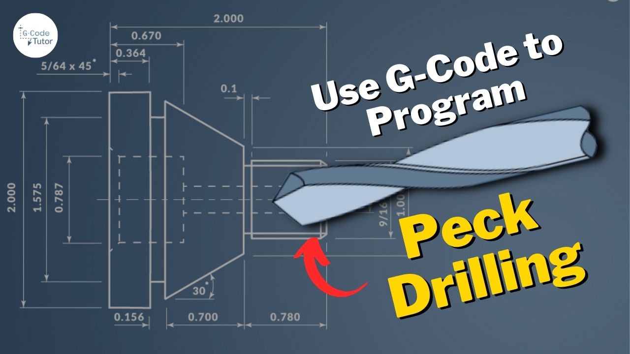 Programming Peck Drilling on a CNC Lathe Using G-Code G-code videos thumbnails (2)