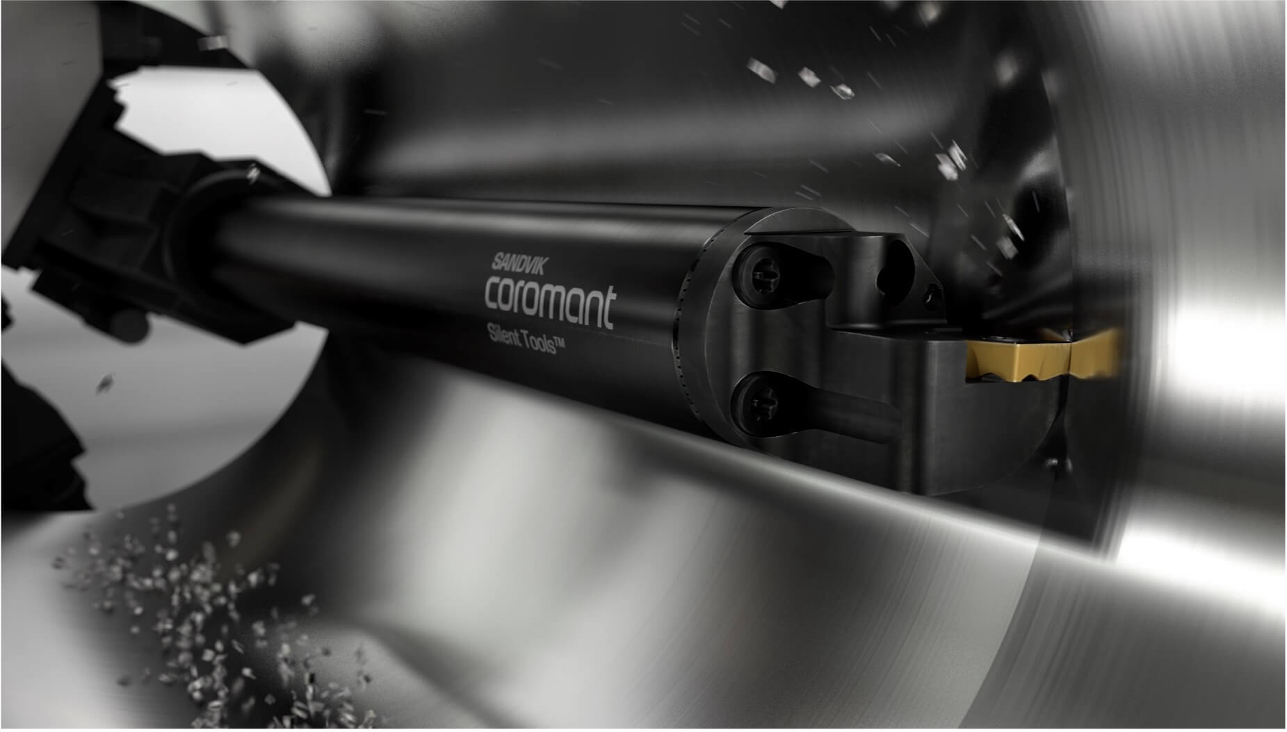 Silent Tools™ Turning Adaptors: Next-Generation Vibration Elimination Sandvik-Coromant_SAC692-Silent-Tools-Turning-Adaptors_IMAGE (1)