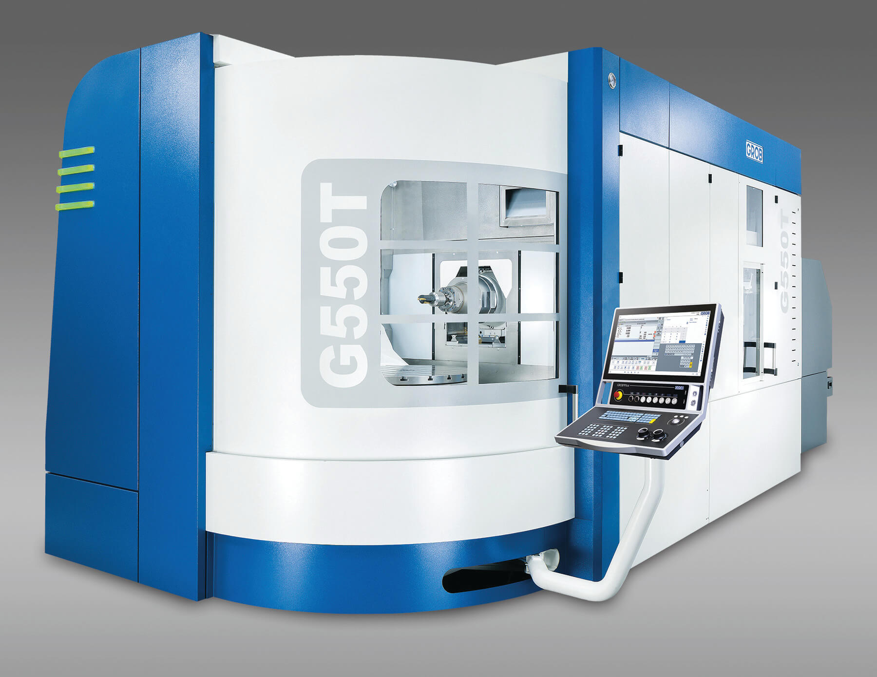 GROB Systems to Demonstrate Challenging, Automated 5-Axis Machining Applications at IMTS 2024 GROB_G550T_Gen2_2023_geschlossen_freigestellt_ohne_Spiegelung-NR-6×4.6 (1)