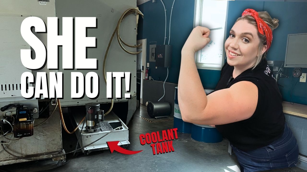 First Time Cleaning a Coolant Tank - Will She Succeed? YT – Becoming a Practical Machinist (2)