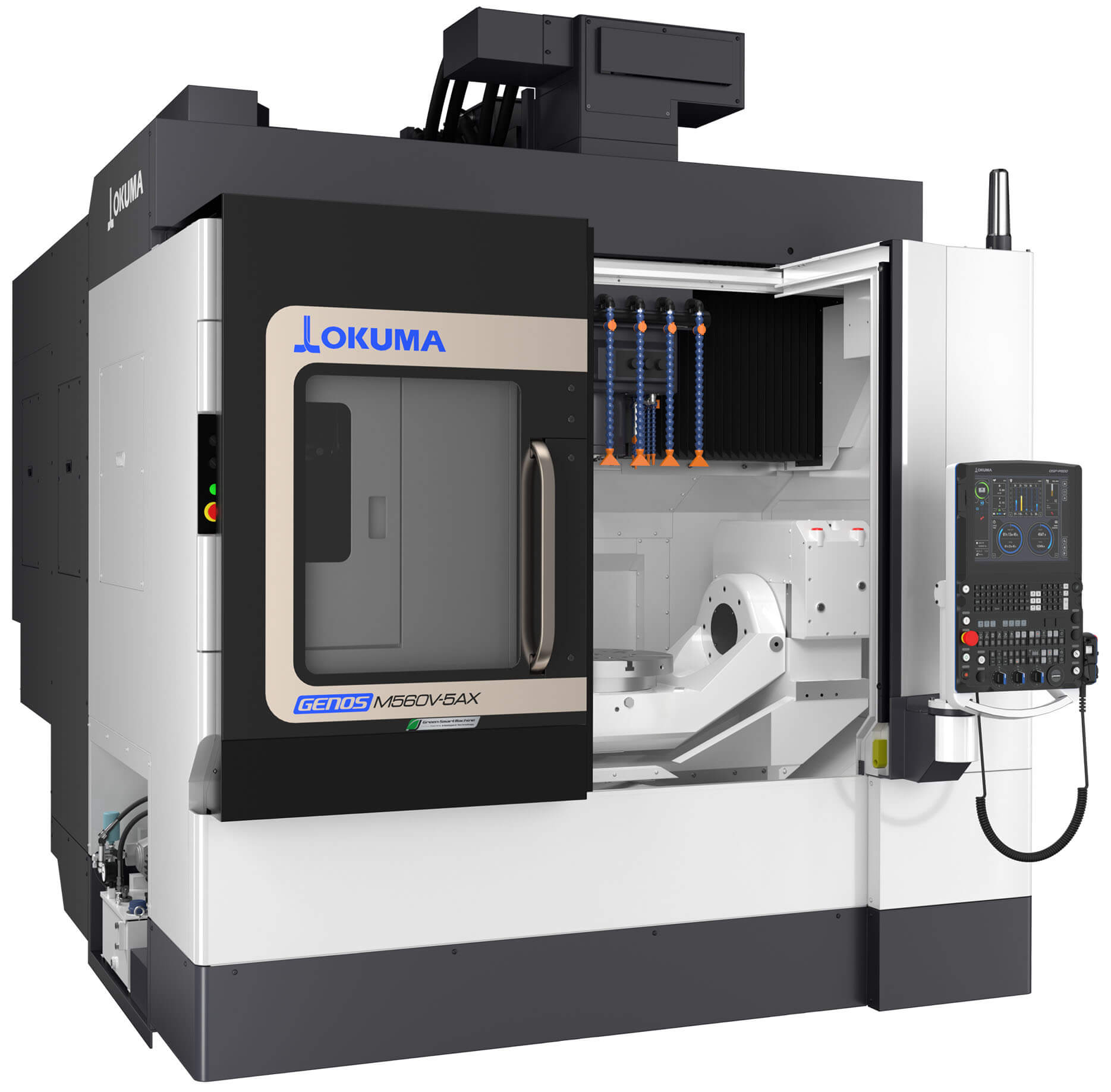 Okuma America Corporation to Exhibit at IMTS 2024 with Comprehensive Lineup GENOS M560V-5AX_s004_front_open_left_240524 (1)