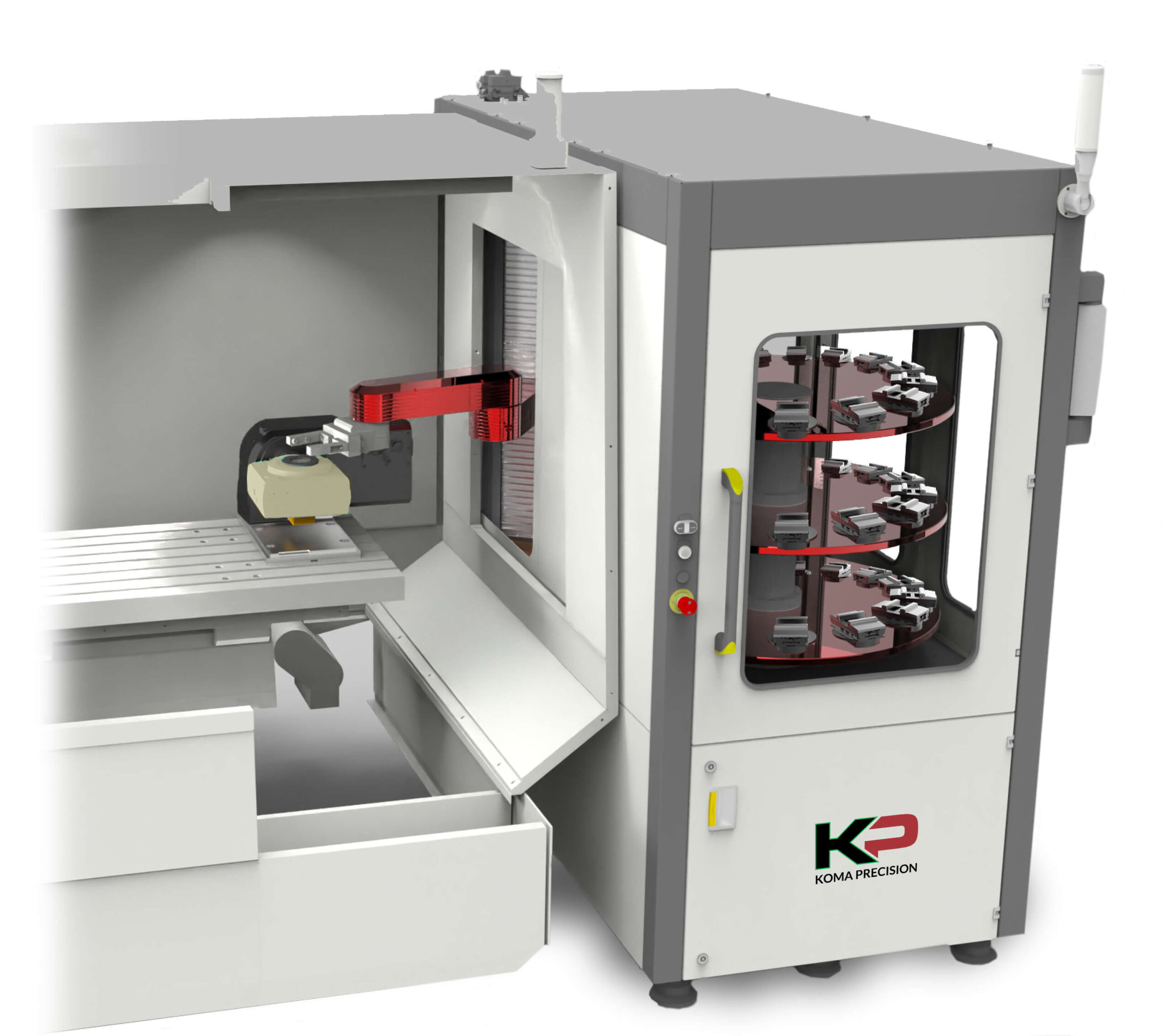 Koma Precision Unveils KMA-60 SmartLoader Automatic Pallet Changer at IMTS 2024 Koma Precision KMA-60 SmartLoader at IMTS 2024 (1)