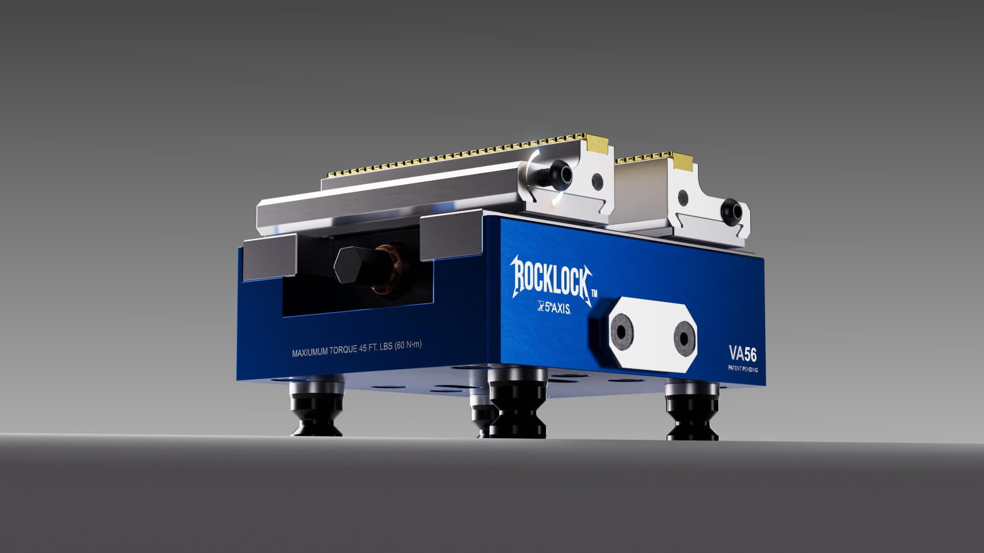 Introducing the LiteVises from 5th Axis: A Game-Changer for CNC Machining & Manufacturing—The Future of Workholding is Here! VA56_3D_RENDOR (1)